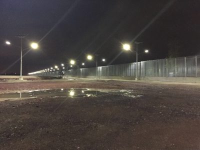 Solar street light project -road