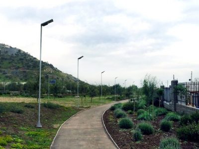 Road project solar led street light