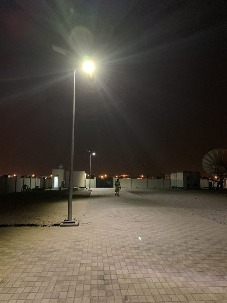 Solar led street light all in one