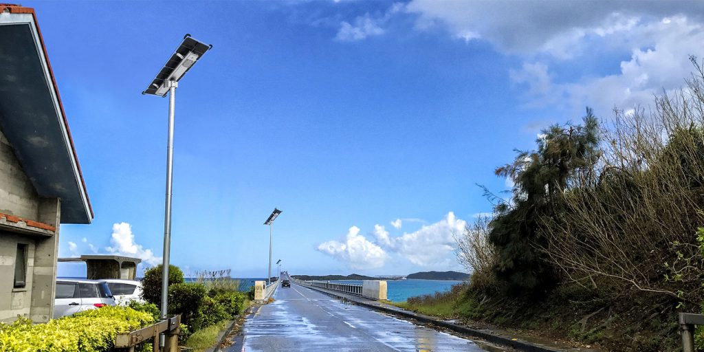 integrated Frameless solar led street light