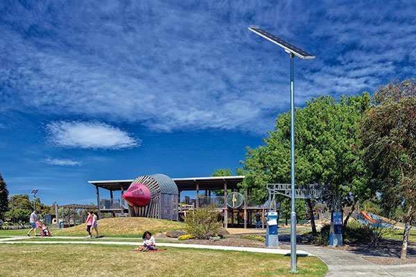 integrated solar led street light