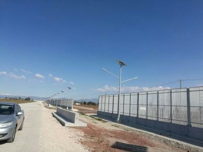 Solar street light project -road