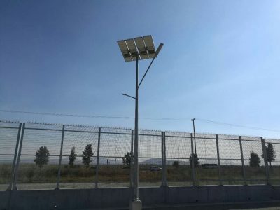 Solar street light project -road