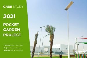 abu Dhabi solar street light project