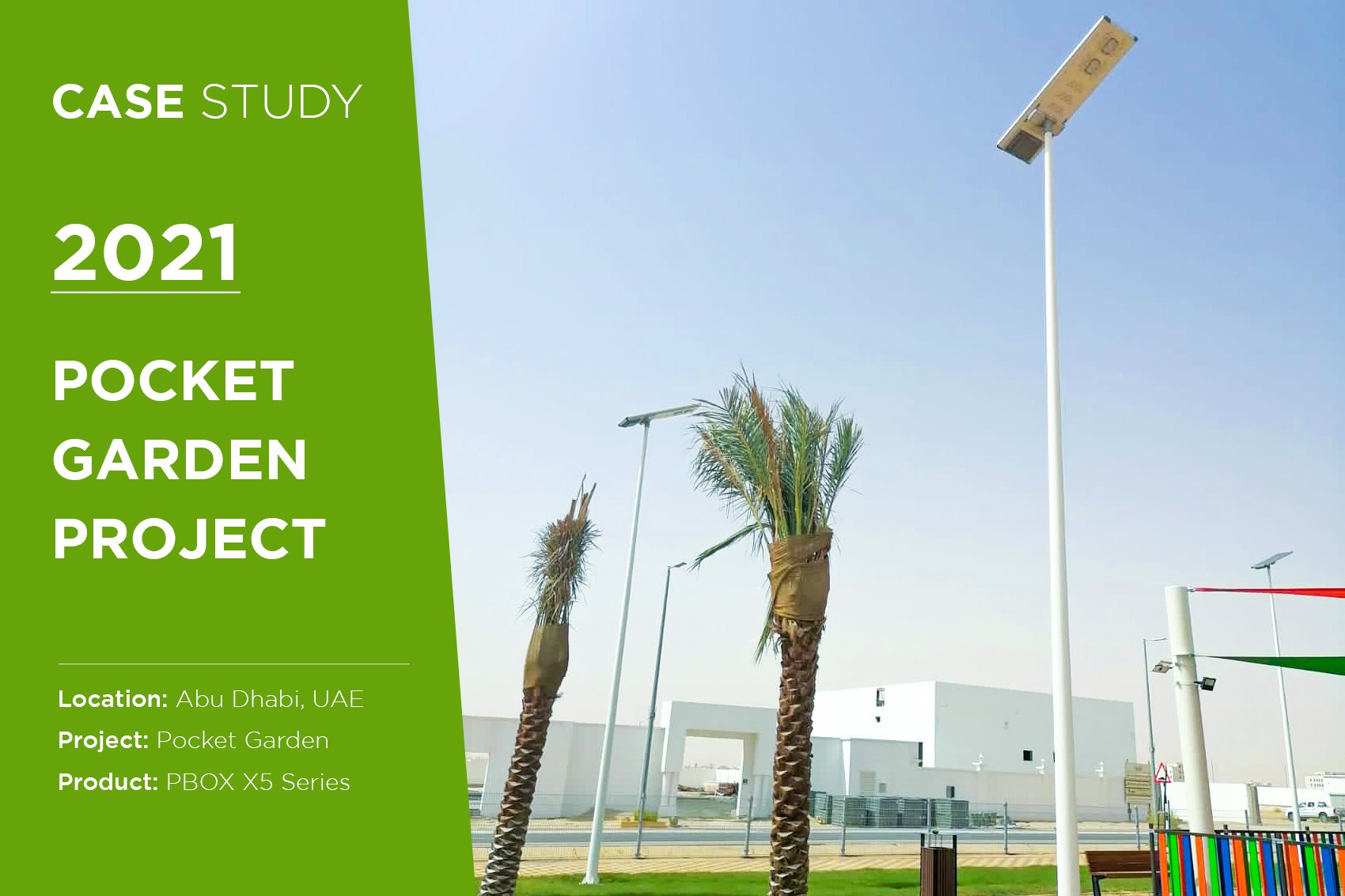 abu Dhabi solar street light project