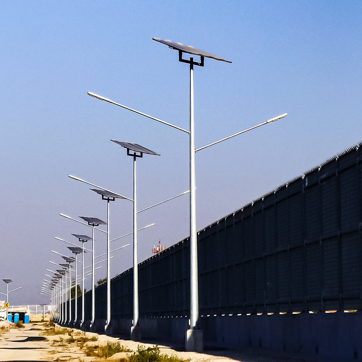 solar street light poles