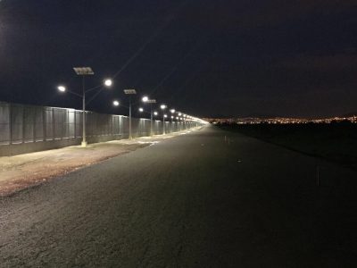 Solar street light project -road