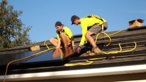 paneles solares limpios