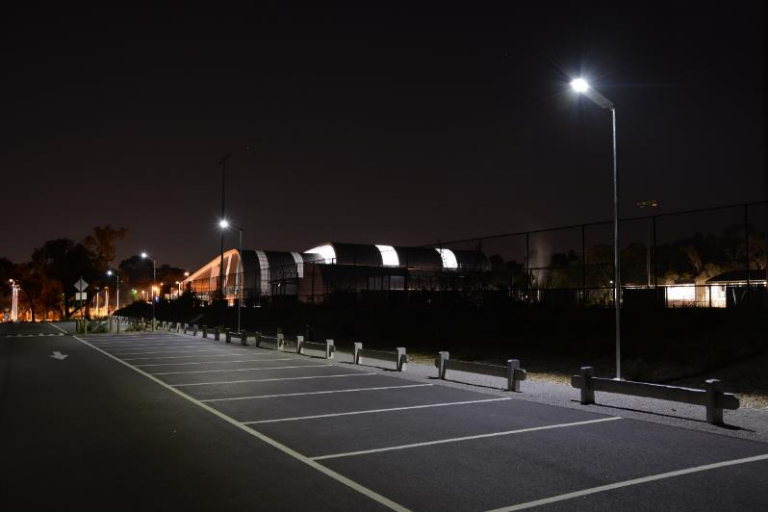 All in one solar street lighting project