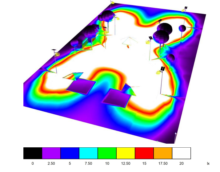 solar parking lot lighting calculation
