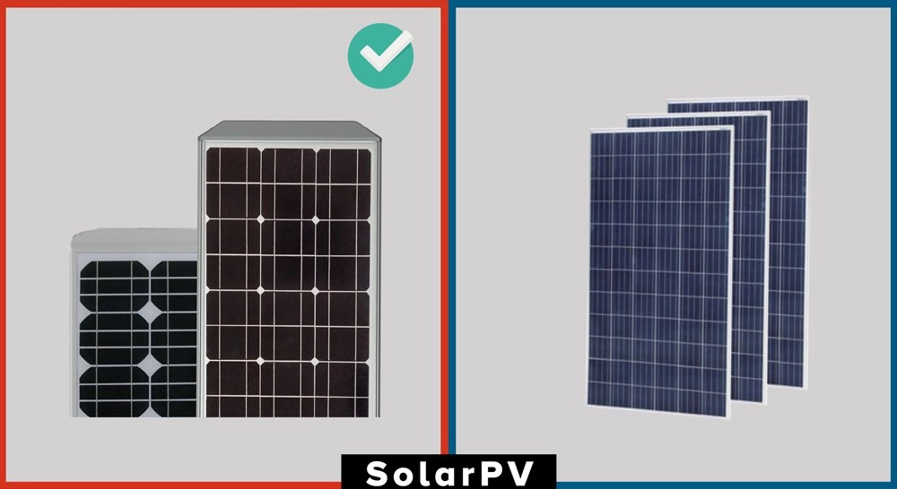 All in solar street light vs
