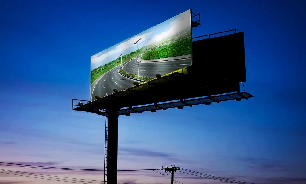 solar billboard lighting