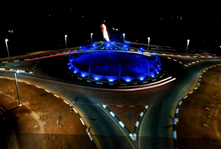 All in one solar street lighting project